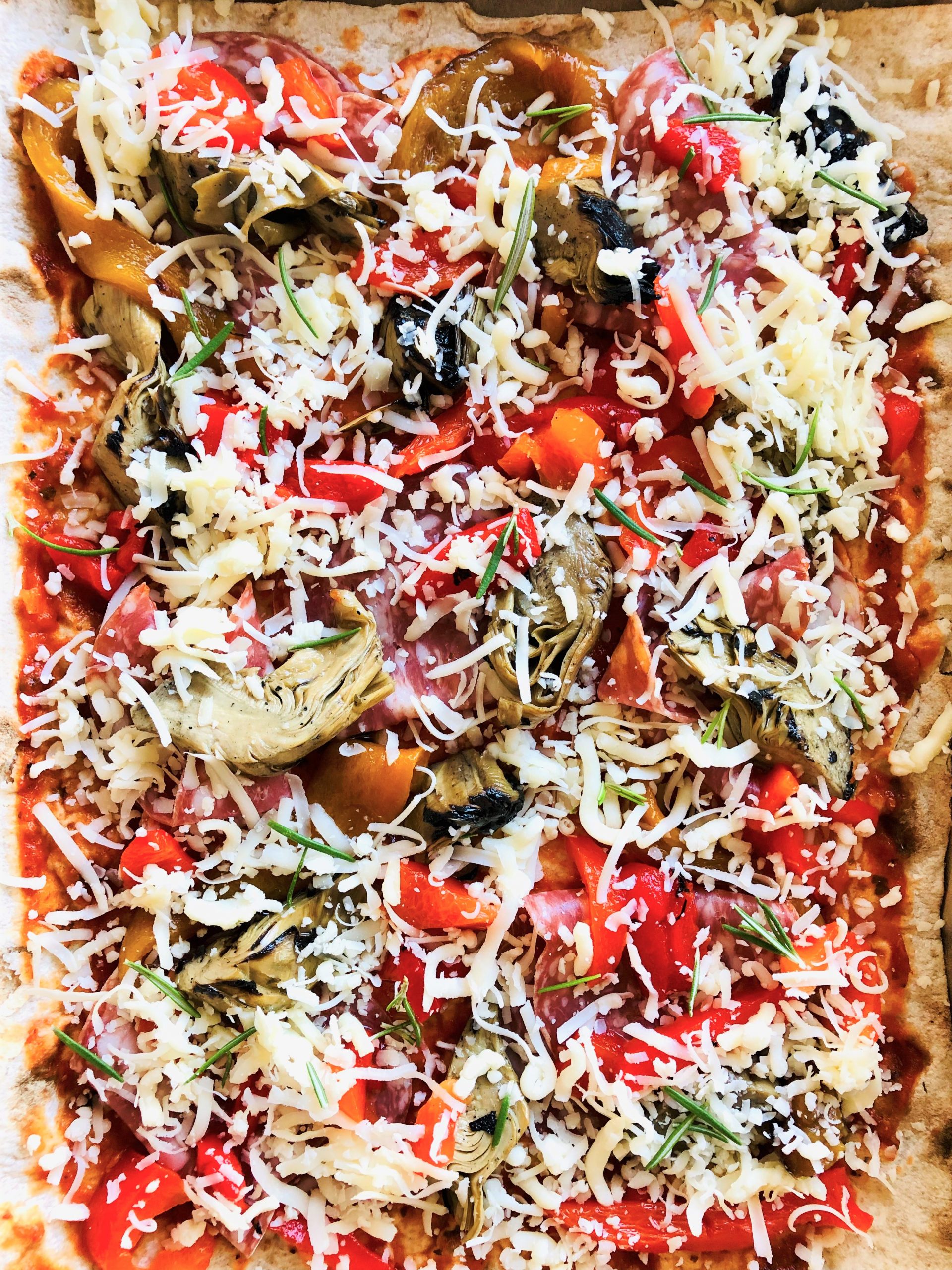 Easy Thin Crust Pizzas With Lavash Bread Cupboard Diaries